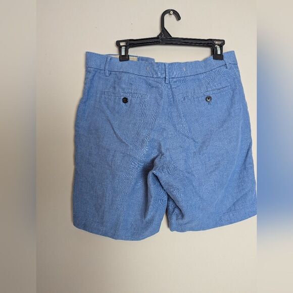 Banana Republic Men’s Linen Shorts – 9" Inseam Size 31 Blue - Picture 6 of 6
